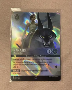 Disney Lorcana TCG Namaari - Morning Mist 216/204 Foil Enchanted Card - Image 1
