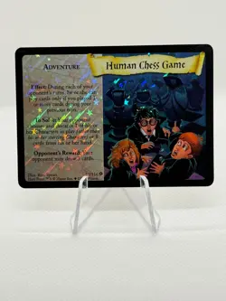 2001 Harry Potter TCG WOTC Human Chess Game Holo Foil 11/116 - Image 1