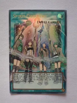 YUGIOH Spirit Charmers (BLGG-EN145) Extended Art Ultra 1st Edition Overframe - Image 1