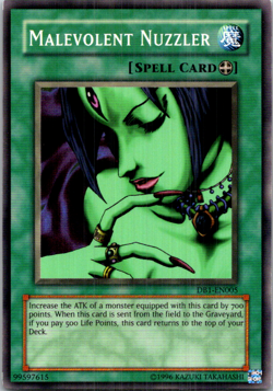 Malevolent Nuzzler DB1-EN005 Yu-Gi-Oh! TCG Unlimited LP - Image 1