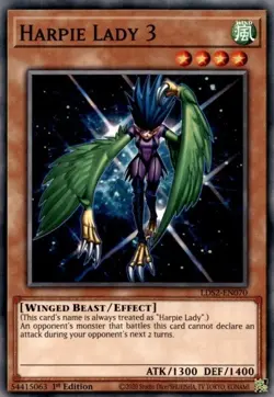 Harpie Lady 3 - LDS2-EN070 - Common - 1st Edition - Lightly Played - Image 1
