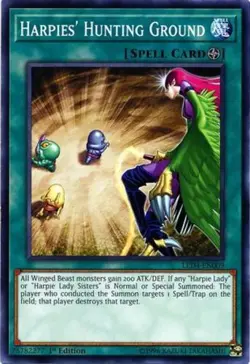 Harpie's Hunting Ground - LED4-EN009 - Common - 1st Edition - Lightly Played - Image 1