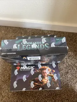 (SEALED, New) MTG Commander Legends Draft Booster Box Factory Sealed - Image 1