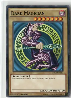 Dark Magician LDK2-ENY10 1st Edition LP *Free Shipping on $5+ - Image 1
