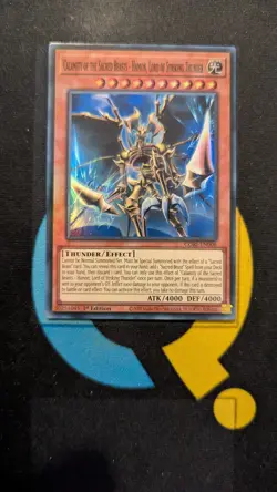 CORI-EN006 Calamity of the Sacred Beasts - Hamon x3 Super Rare YuGiOh Playset - Image 2