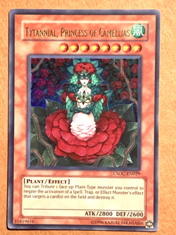 yugioh Tytannial, Princess of Camellias CSOC-EN029 Ultra Rare near mint - Image 1