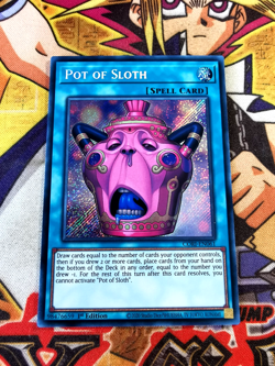 Pot of Sloth cori-en061 1st Edition (NEW) Secret Rare Yu-Gi-Oh! - Image 1