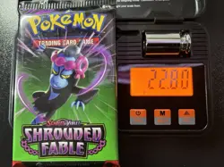 Pokemon Shrouded Fable Booster Pack Sealed 22.80g 3.69mm Heaviest! - Image 1