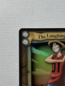 One Piece Passage to the Grand Line CCG Luffy Laughing Pirate U Foil Card CH084 - Image 4