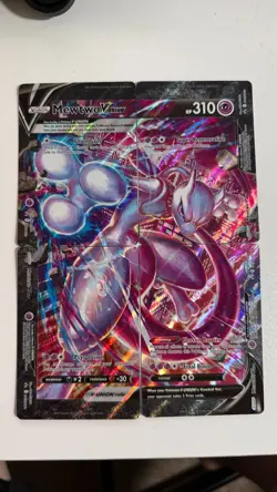 Pokemon TCG Mewtwo v Union SWSH159 SWSH160 SWSH161 SWSH162 Full Set Holo - Image 1