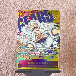 Bandai Monkey.D.Luffy OP05-119 Secret Rare Alt Art Foil EN - Image 1