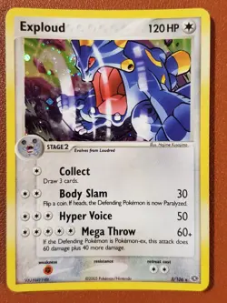 Exploud 3/106 Holo Rare EX Emerald 2005 LP/NM Vintage Pokemon TCG Card - Image 1