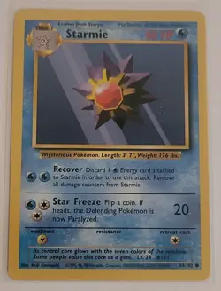 Vintage Pokemon Card Lot WOTC Cubone Dratini Starmie 1999 Unlimited & Base LP - Image 4