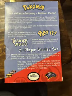 Pokemon Two Player Starter Set Trainer Video And CD ROM. 1999 - Image 2