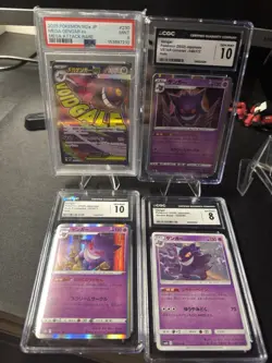 GENGAR- Pokemon- Lot Of 4 Graded Cards PSA/CGC - Image 1