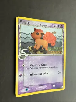 Pokemon TCG Vulpix Dragon Frontiers Card 70/101 Reverse Holo Stamped LP - Image 2