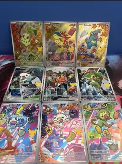 Pokemon First Partner Illustration Collection Series 2 Promos Full Set 9 Cards - Image 1