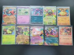 POKEMON MEGA EVOLUTION PROMO (MEP) Black Star Card Lot (10) - Image 1