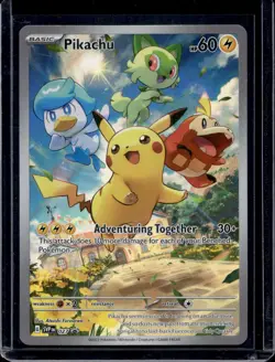 Pokemon SV: Scarlet & Violet Promo Cards Pikachu 027 - Image 1