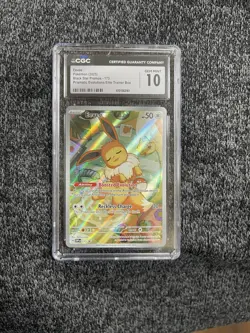Pokemon Sleeping Eevee Card - Image 1