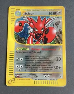 Pokemon Card-Scizor-H21/H32-Aquapolis- Holo-ENG-PL - Image 2