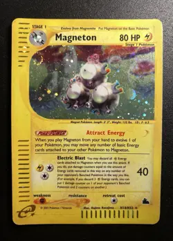 Pokemon Card Magneton H18/H32-Holo Skyridge ENG - Image 1