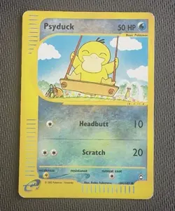 Pokemon Card- Psyduck-Aquapolis-ReverseHolo-104/147-ENG-LP - Image 1