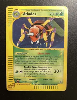 Pokemon Card-Ariados-H3/H32-Aquapolis- Holo-ENG-PL - Image 1