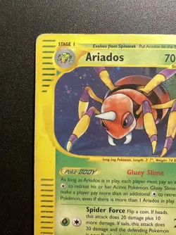 Pokemon Card-Ariados-H3/H32-Aquapolis- Holo-ENG-PL - Image 3