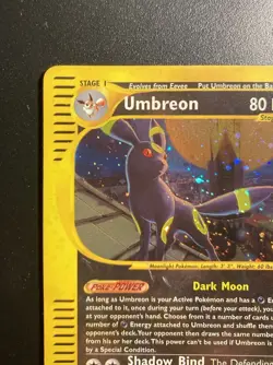 Pokemon Card-Umbreon-Acquapolis-ENG-H29/H32-Holo-PL - Image 3