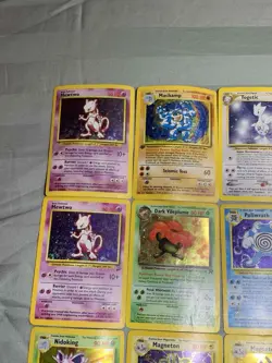 Lot Of Vintage Original Pokemon Cards (17) HP/DMG - Image 2
