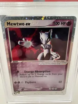 Mewtwo EX 2003 Pokemon Ruby & Sapphire Holo Rare Card 101/109 PSA 6 - Image 2