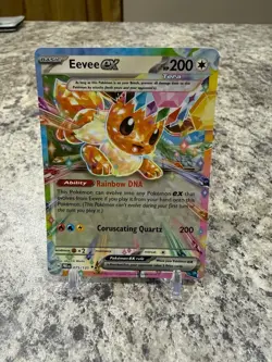 Pokemon TCG Eevee EX Prismatic Evolutions Double Rare Holo Card 75/131 SV NM - Image 1