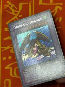 YUGIOH THOUSAND DRAGON SECRET RARE 1ST EDITION MP MRD-E143 - Image 5