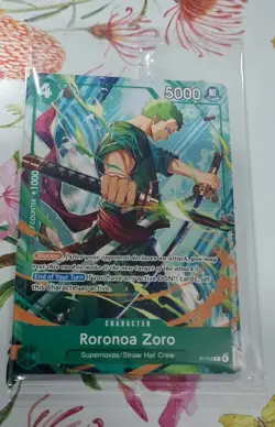One Piece TCG Roronoa Zoro P-114 Convention Exclusive Promo Card Sealed English - Image 1