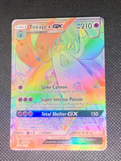 Toxapex GX 154/145 - Guardians Rising Pokemon Card - NM - Image 1
