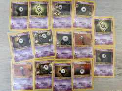 Unown Pokemon TCG Card Lot LP NM - Image 1