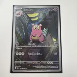 Slowbro IR Illustration Rare 090/084 Pitch Black Card in hand !! Pokemon English - Image 1