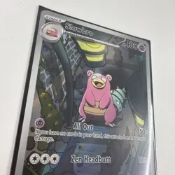 Slowbro IR Illustration Rare 090/084 Pitch Black Card in hand !! Pokemon English - Image 2