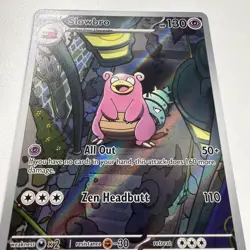 Slowbro IR Illustration Rare 090/084 Pitch Black Card in hand !! Pokemon English - Image 5