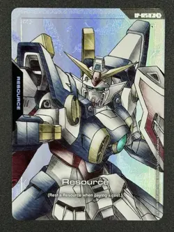 Gundam Card Game Premium Accessory Promo PB01 Wing Gundam Resource RP-025 EN - Image 2