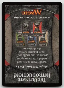 Zombie Token 3 Token Magic 2012 (M12) Magic: The Gathering Near Mint - Image 2