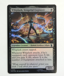 Whiplash, Vengeful Engineer Marvel Super Heroes Foil MTG U 0121 - Image 1