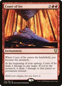 Court of Ire Commander Legends NM MTG - Image 1