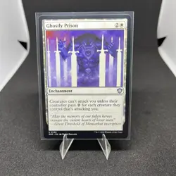 Ghostly Prison #146 (NM) Commander: Secrets of Strixhaven SOC Magic MTG - Image 1