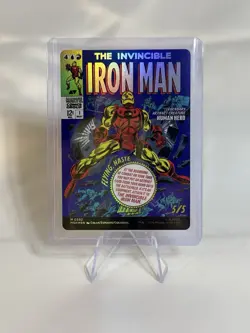 MTG Tony Stark The Invincible Iron Man M 0392 Foil Borderless MSH Marvel English - Image 3