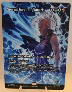 Storm, Force of Nature (Borderless) MTG Marvel Universe Eternal-Legal Regular - Image 1