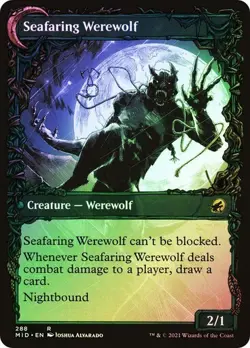 Suspicious Stowaway FOIL SHOWCASE - 288 - Innistrad: Midnight Hunt MID MTG - Image 2