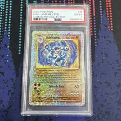 PSA 4 2002 Pokemon Legendary Collection Machamp 15/110 Reverse Holo Foil Rare - Image 1