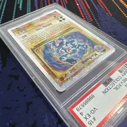 PSA 4 2002 Pokemon Legendary Collection Machamp 15/110 Reverse Holo Foil Rare - Image 5